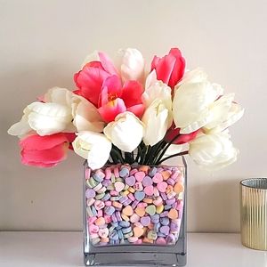 Valentines Floral Centerpiece